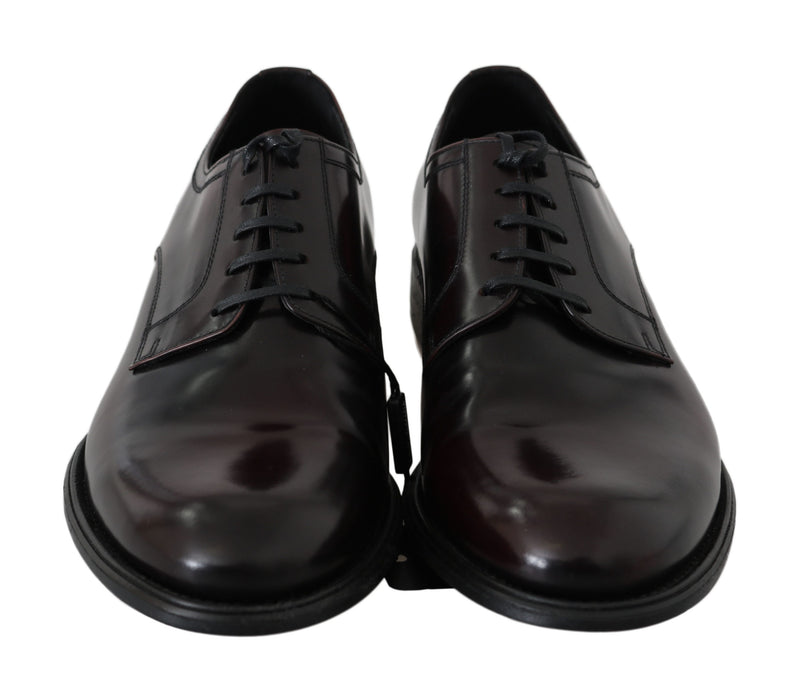 Bordeaux Leather Dress Derby  Sangria Shoes