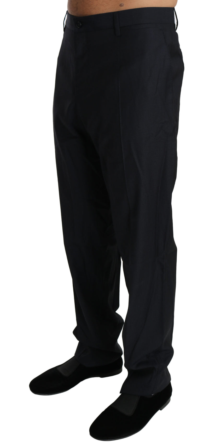Wool Black Formal Dress Trouser Men Pants