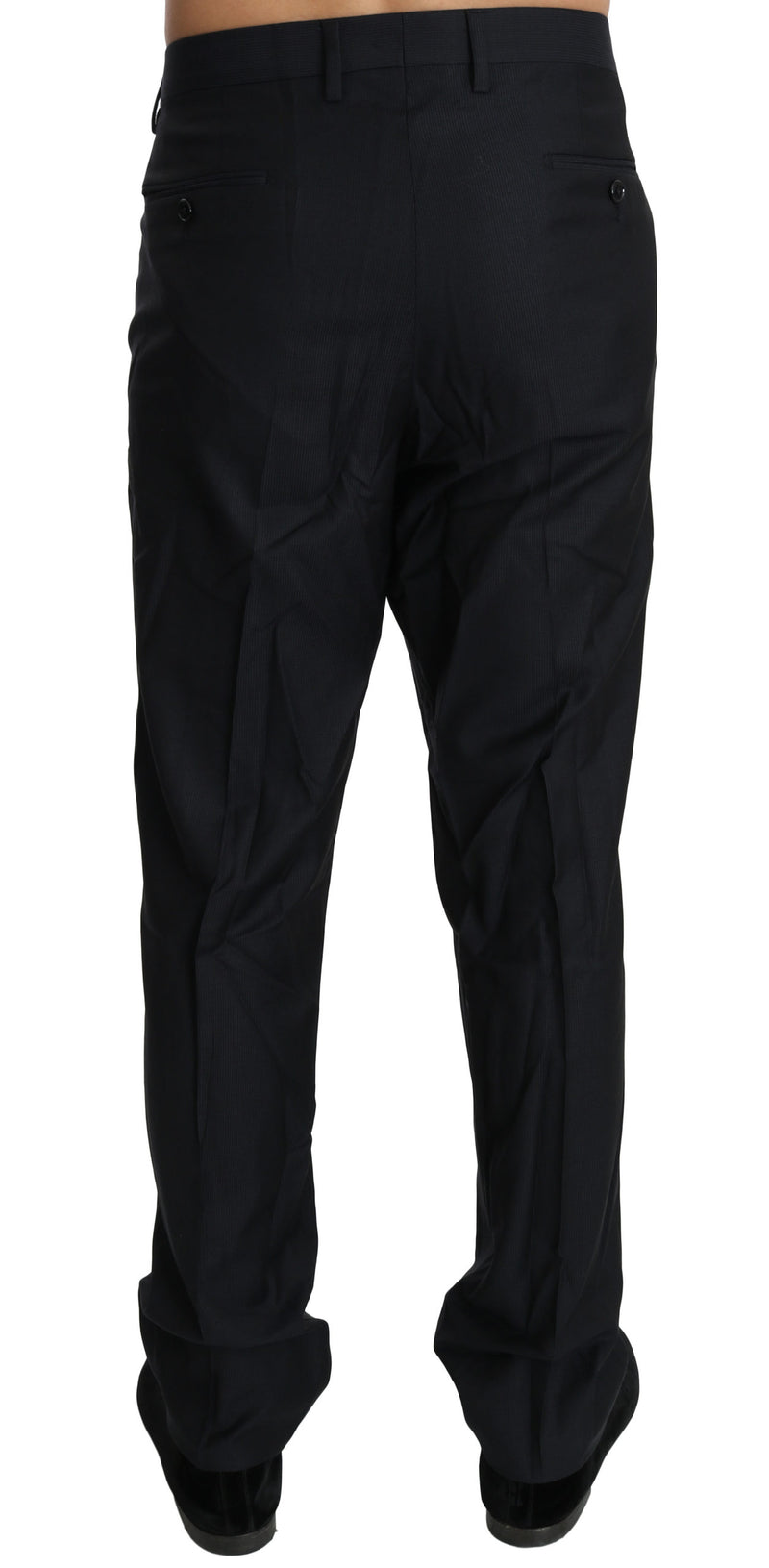 Wool Black Formal Dress Trouser Men Pants