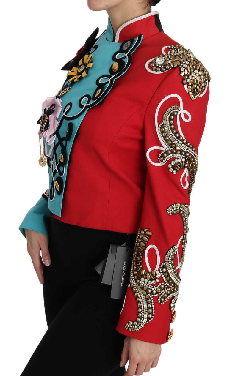Coat Crystal Floral Baroque Sicily  Jacket