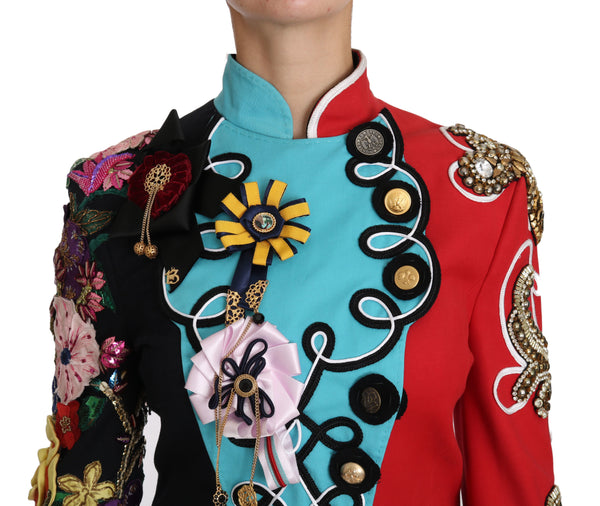 Coat Crystal Floral Baroque Sicily  Jacket