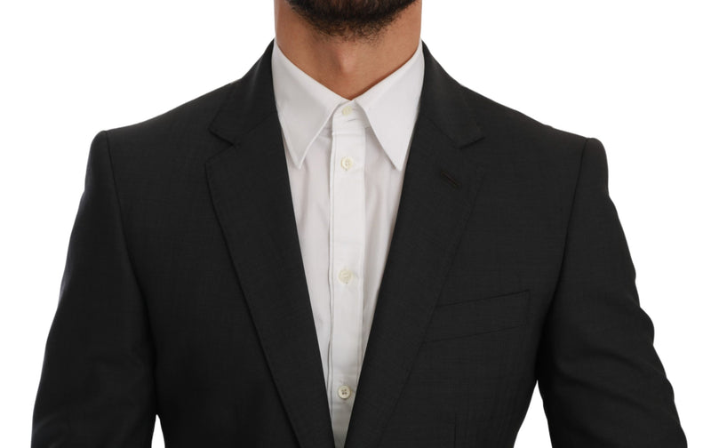 Gray Slim Fit 2 Piece MARTINI Suit