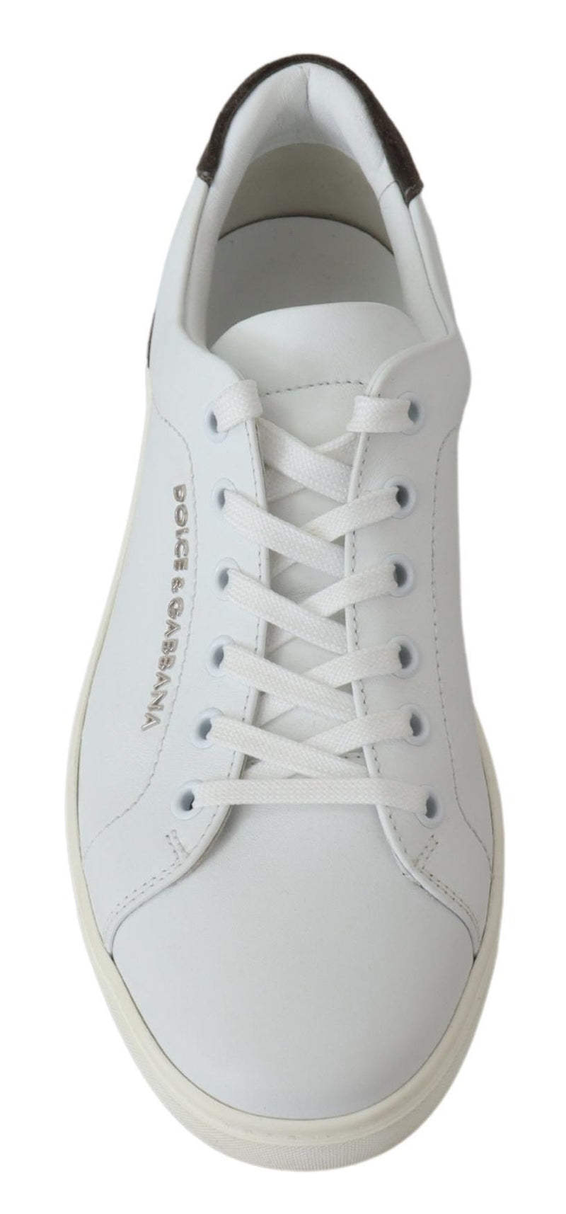 White Leather Low Top Casual Mens Sneakers Shoes