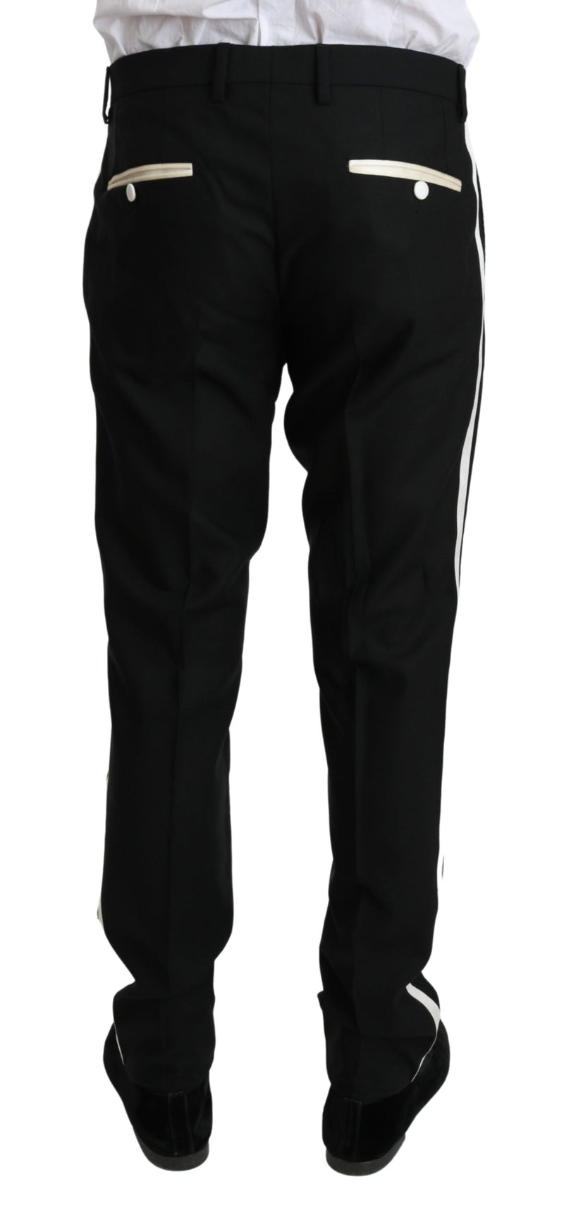 Black Wool Royal Bee 2 Piece MARTINI Suit