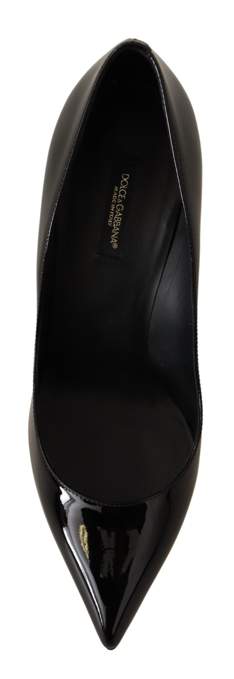 Black Patent Leather Heels Pumps Shoes