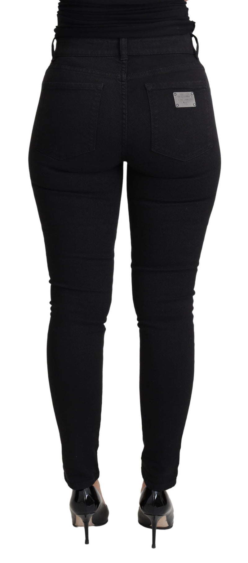 Black Skinny Denim Trouser Cotton Stretch Jeans
