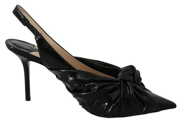 Annabell 85 Black Patent Leather Pumps