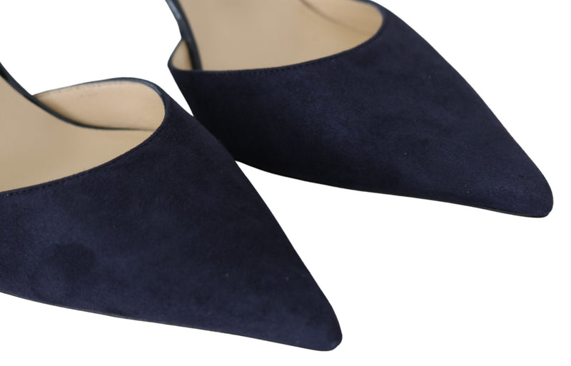 Darylin 85 Navy Leather Pumps