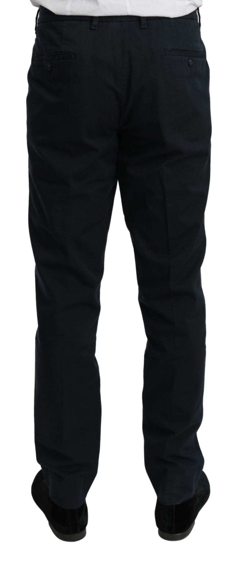 Blue Chinos Stretch Cotton Jeans Trouser