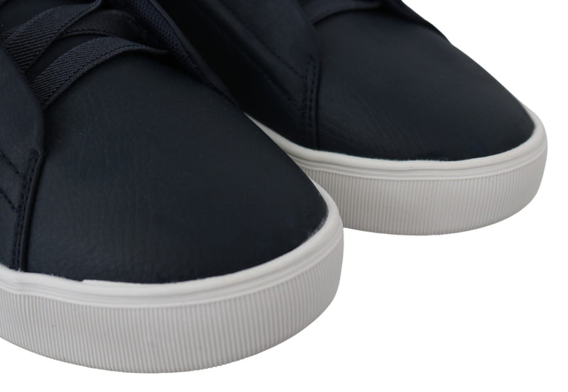 Blue Indaco Leather slip on John Sneakers Shoes