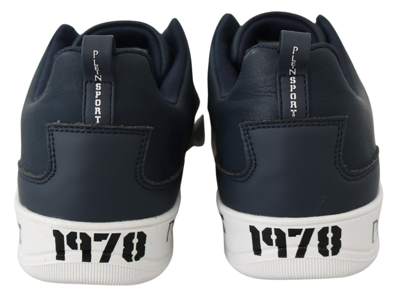 Blue Indaco Leather slip on John Sneakers Shoes
