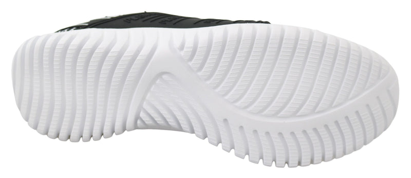White Polyester Runner Mason Sneakers Shoes