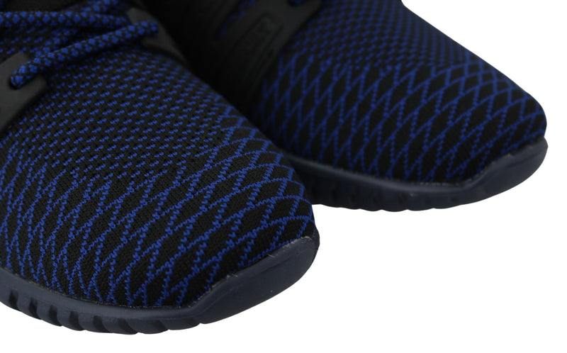 Blue Indaco Polyester Runner Mason Sneakers Shoes