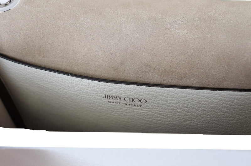 White Soft Grainy Leather Varenne Kdy Shoulder Bag