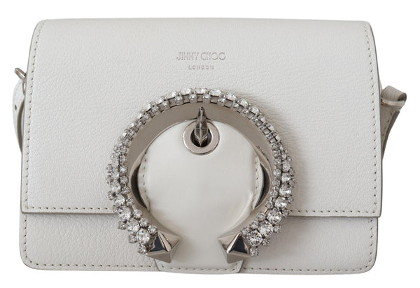 White Goat & Calf Leather Madeline Gtg Shoulder Bag