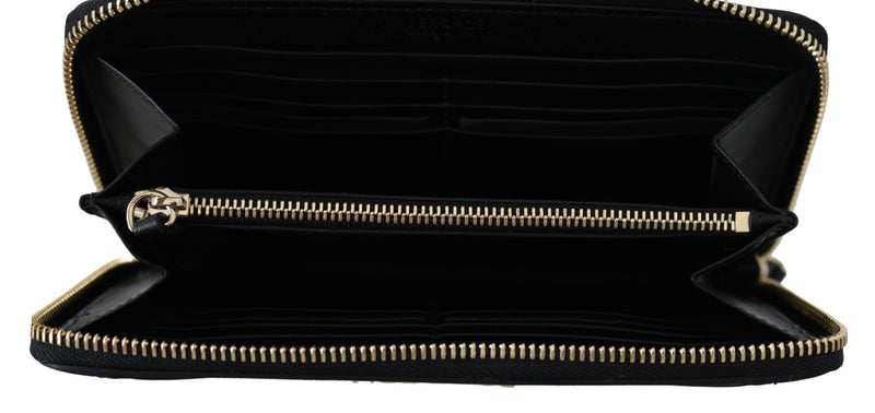 Zip Around Leather Wallet
