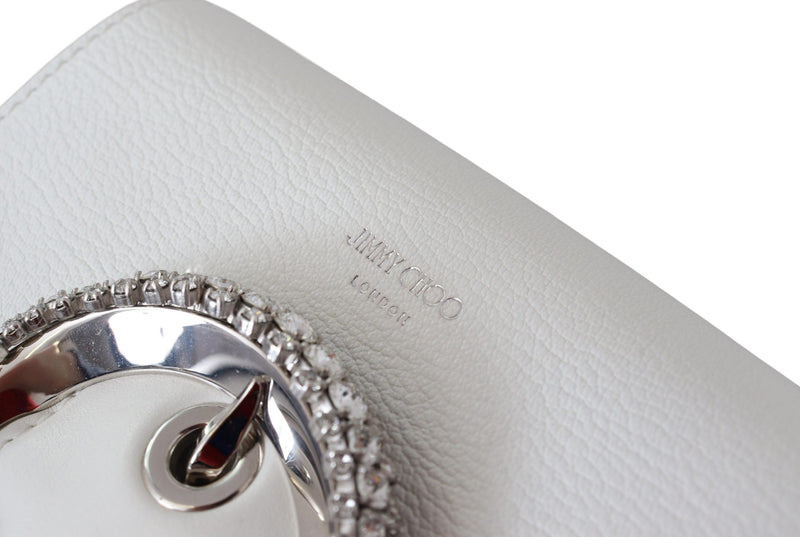 White Goat & Calf Leather Madeline Gtg Shoulder Bag
