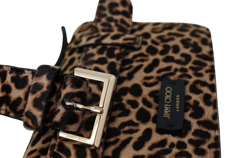 Leopard Print Pony W Madeline Yth Belt Bag