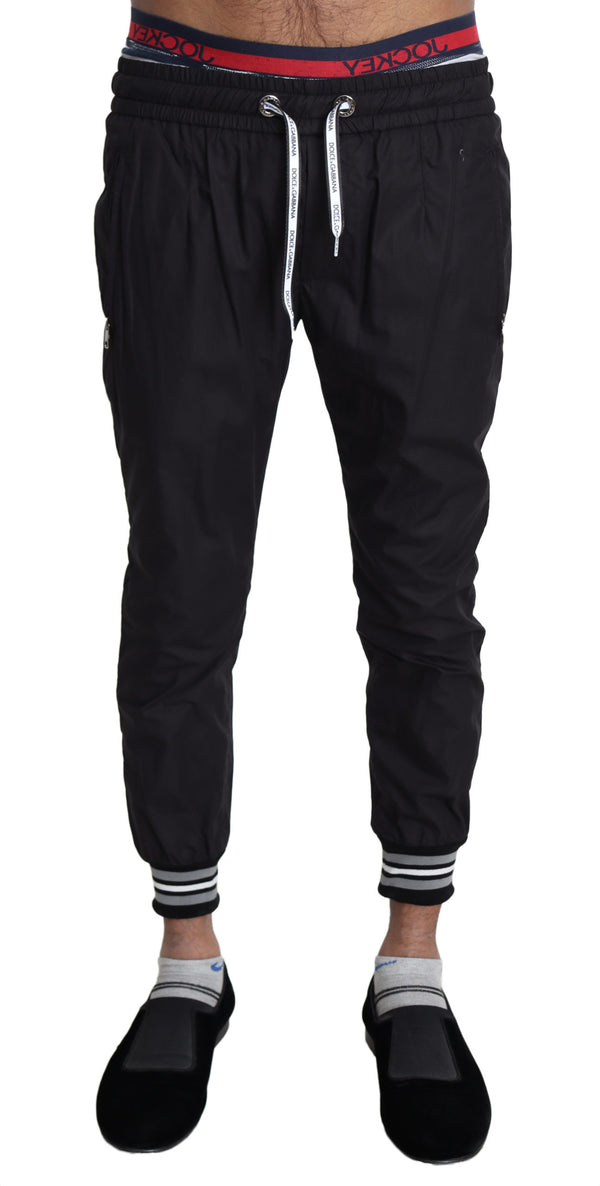 Black Men Sport Tracksuit Sweatpants Pants