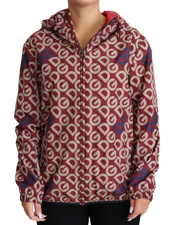 Multicolor DG Logo Hooded Windbreaker Jacket
