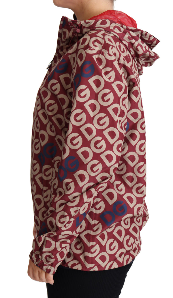 Multicolor DG Logo Hooded Windbreaker Jacket