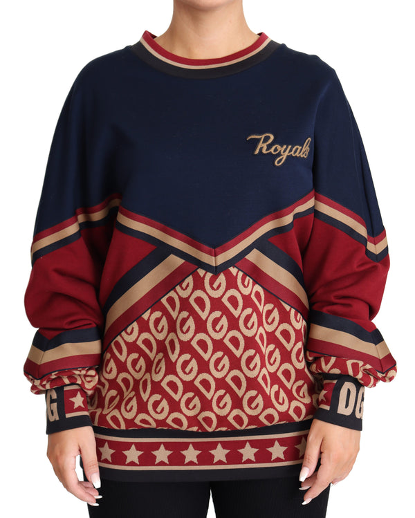 Multicolor DG Mania Royal Jersey Sweatshirt Sweater