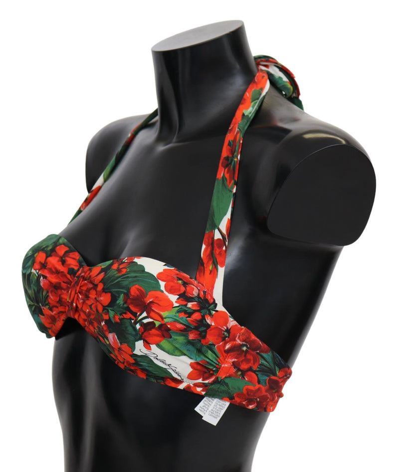 Multicolor Floral Print Women Beachwear Bikini Top