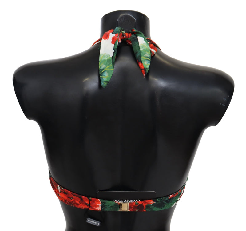 Multicolor Floral Print Women Beachwear Bikini Top