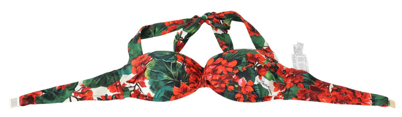 Multicolor Floral Print Women Beachwear Bikini Top