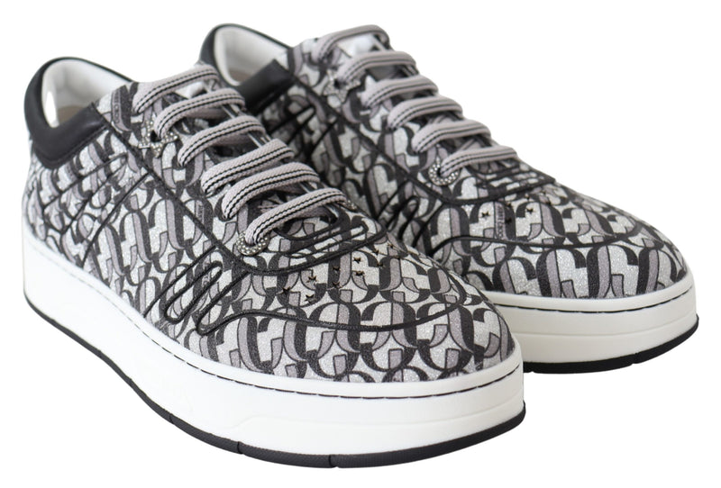 Hawaii Silver Black Glitter Sneakers