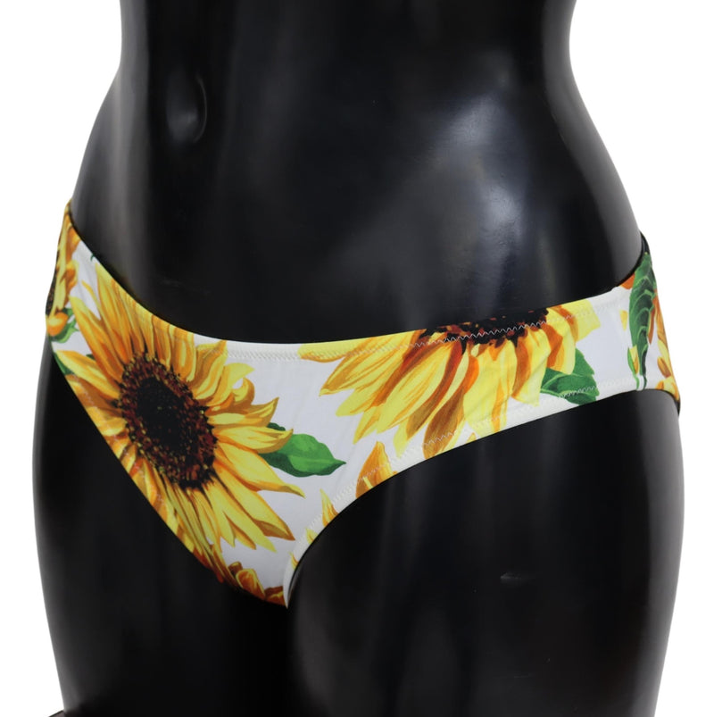 White Sunflower Swimwear Beachwear Bikini Bottom