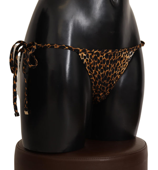 Beachwear Swimsuit Leopard Print Bottom Bikini