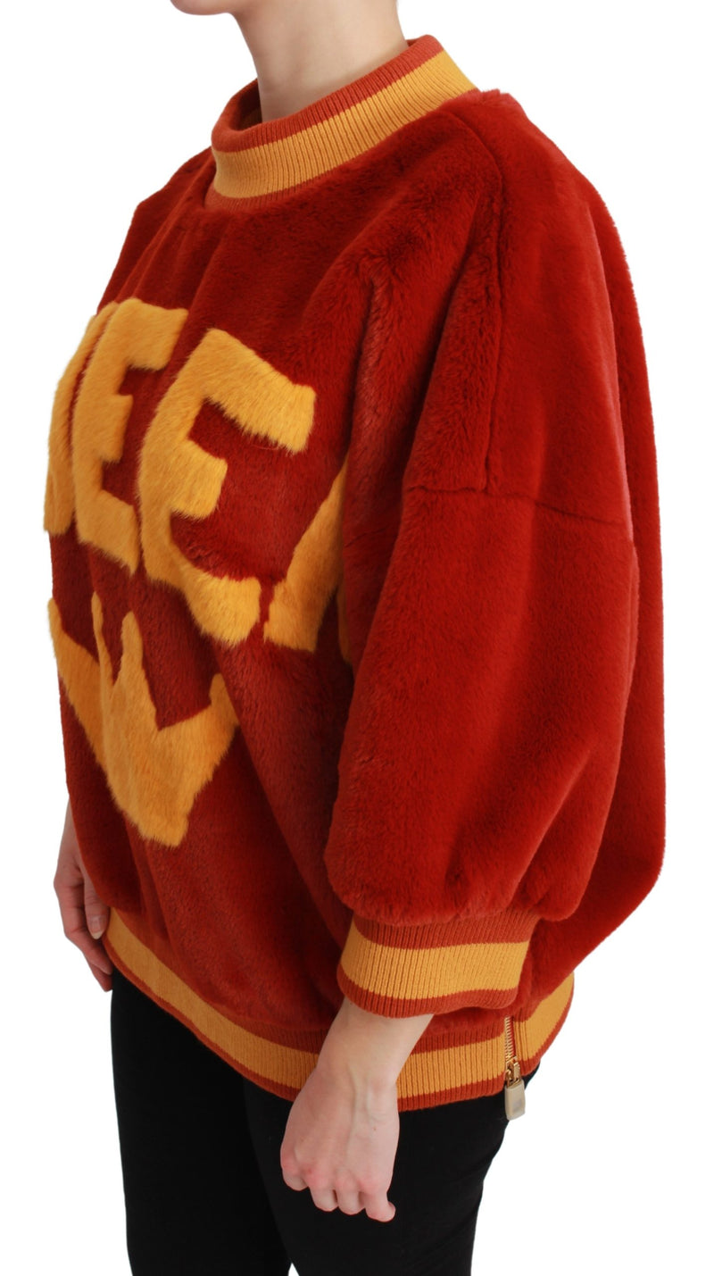 Red Queen Crown Pullover Women Sweater