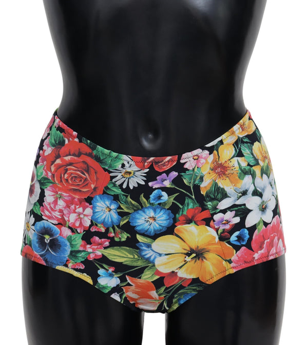 Multicolor Floral Swimwear Beachwear Bikini Bottom