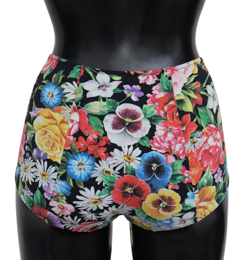 Multicolor Floral Swimwear Beachwear Bikini Bottom