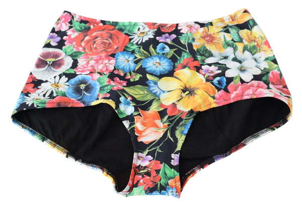 Multicolor Floral Swimwear Beachwear Bikini Bottom