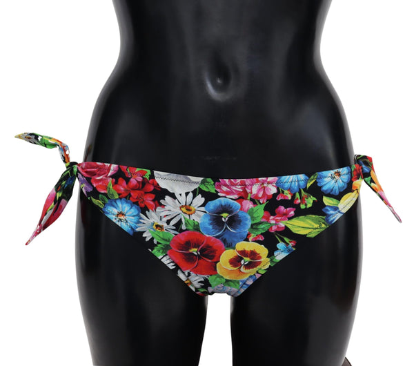 Multicolor Floral Swimwear Beachwear Bikini Bottom
