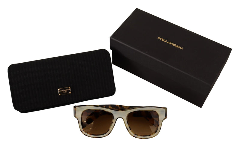 Brown Havana Horn Gradient Women DG4379F Sunglasses