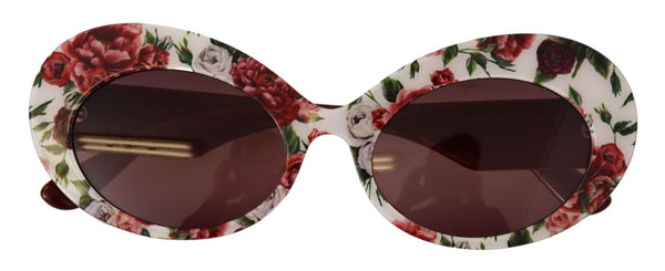 Multicolor floral print Oval Floral Print Acetate Eyewear