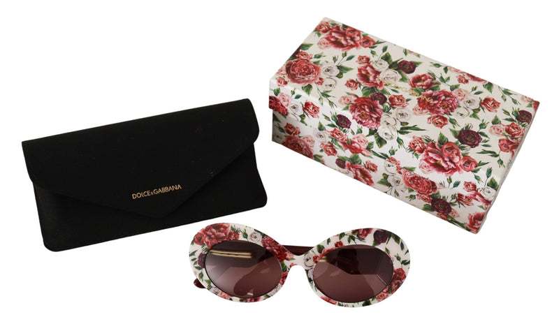 Multicolor floral print Oval Floral Print Acetate Eyewear