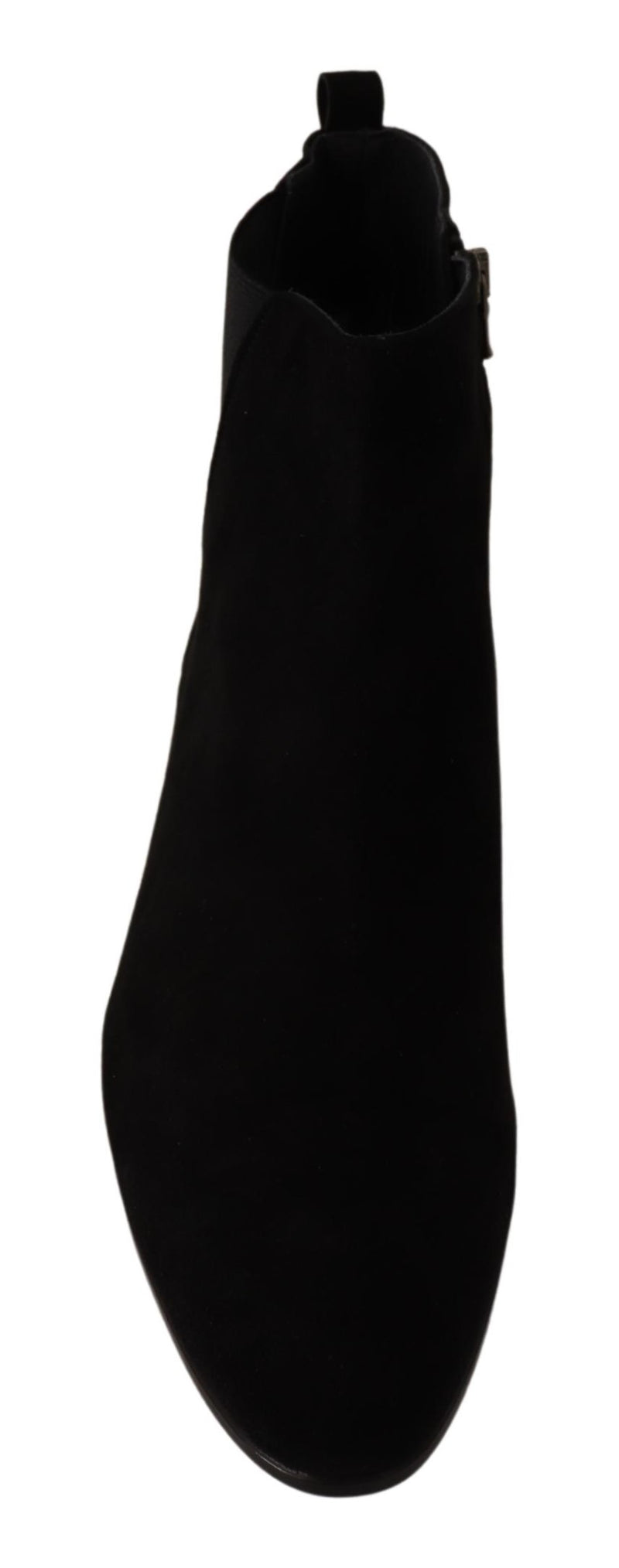 Black Suede Leather Chelsea Boots Shoes