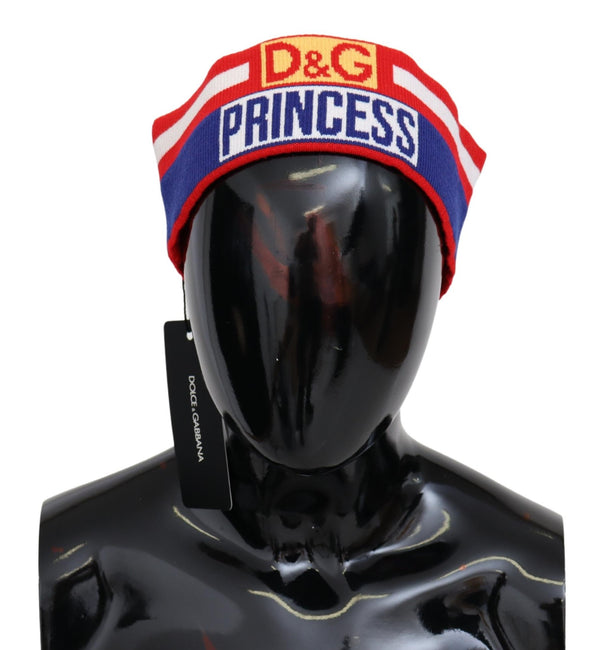 Multicolour Princess Logo Wool Jacquard Headband