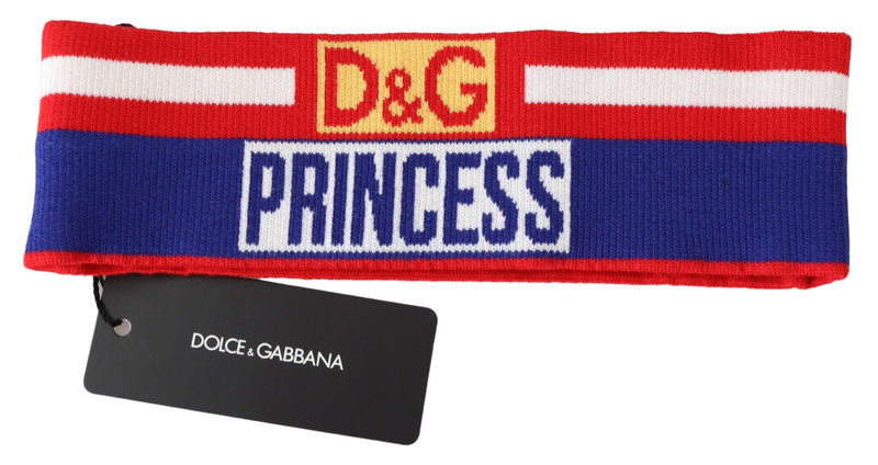 Multicolour Princess Logo Wool Jacquard Headband