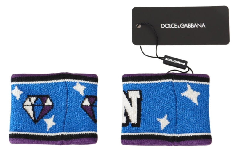 Multicolor Silk Blend DG QUEEN Wristband Wrap