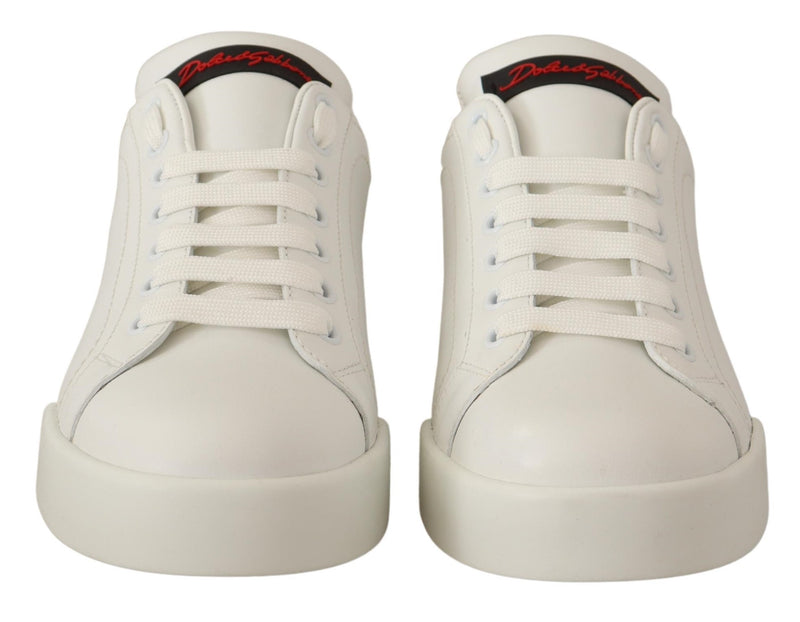 White Leather Low Top Women Sneakers Womens Shoes