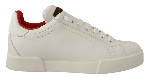 White Leather Low Top Women Sneakers Womens Shoes