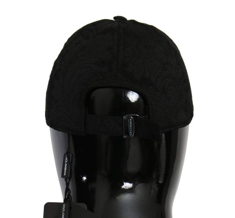 Black Paradiso Patch Baseball Cap Polyester Hat