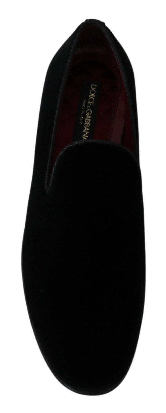 Black Velvet Flats Slipper Mens  Loafers Shoes