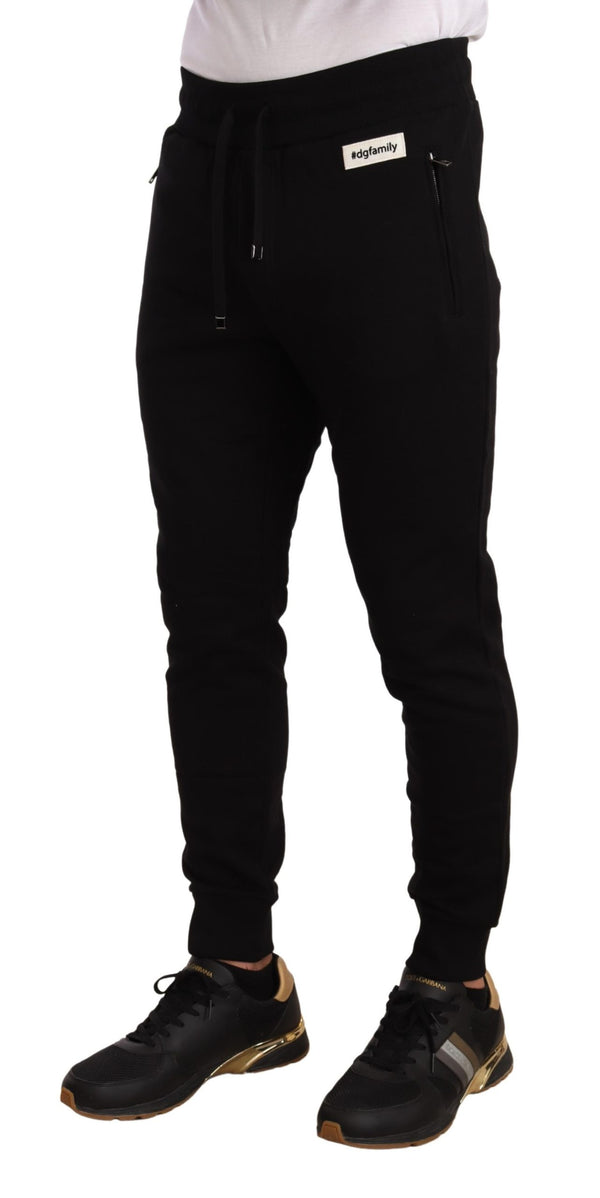 Black #dgfamily Patch Jogger Sweatpants