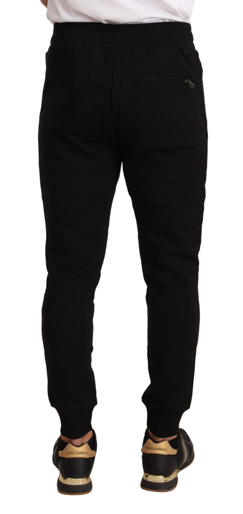 Black #dgfamily Patch Jogger Sweatpants